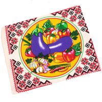 ПолотенцевафельноекухонноеОвощибежевыйSV12043-7