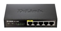 Коммутатор_D-Link DES-1005P-A1A 5-Port 10-100Mbps with 1 PoE Ports, Stand-alone, Unmanag