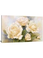 Картина60100Нежныерозы
