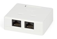 Розеткакат.5eHYPERLINESB2-2-8P8C-C5e-WH,двойнаяRJ45