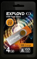 НакопительUSBEXPLOYD4GB530оранжевый