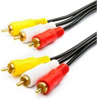 КабельATCOM(AT0712)3RCA-3RCA3м.