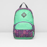 Рюкзакнамолнии,цветзелёныйфиолетовый2025118