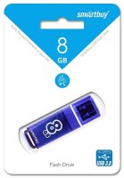НакопительUSBSMARTBUY8GbGLOSSYSERIESBlue