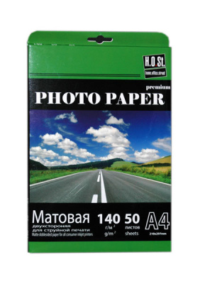ФотобумагаHOStA4Матовая140г50листов
